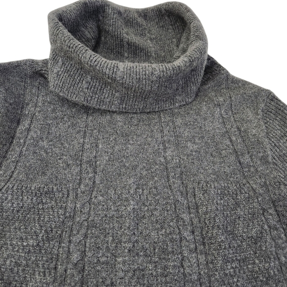 THE TERRITORY AHEAD Grey 100% Cashmere Cowl Neck Sweater size s - Picture 4 of 11